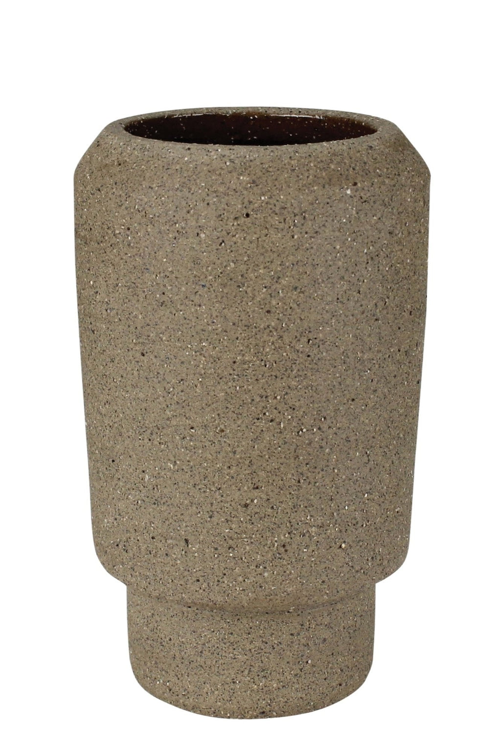 Valdez Vase Natural Clay Small