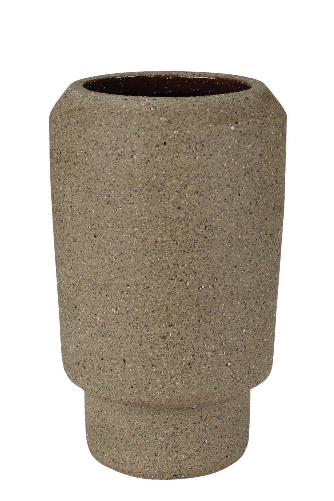 Valdez Vase Natural Clay Small