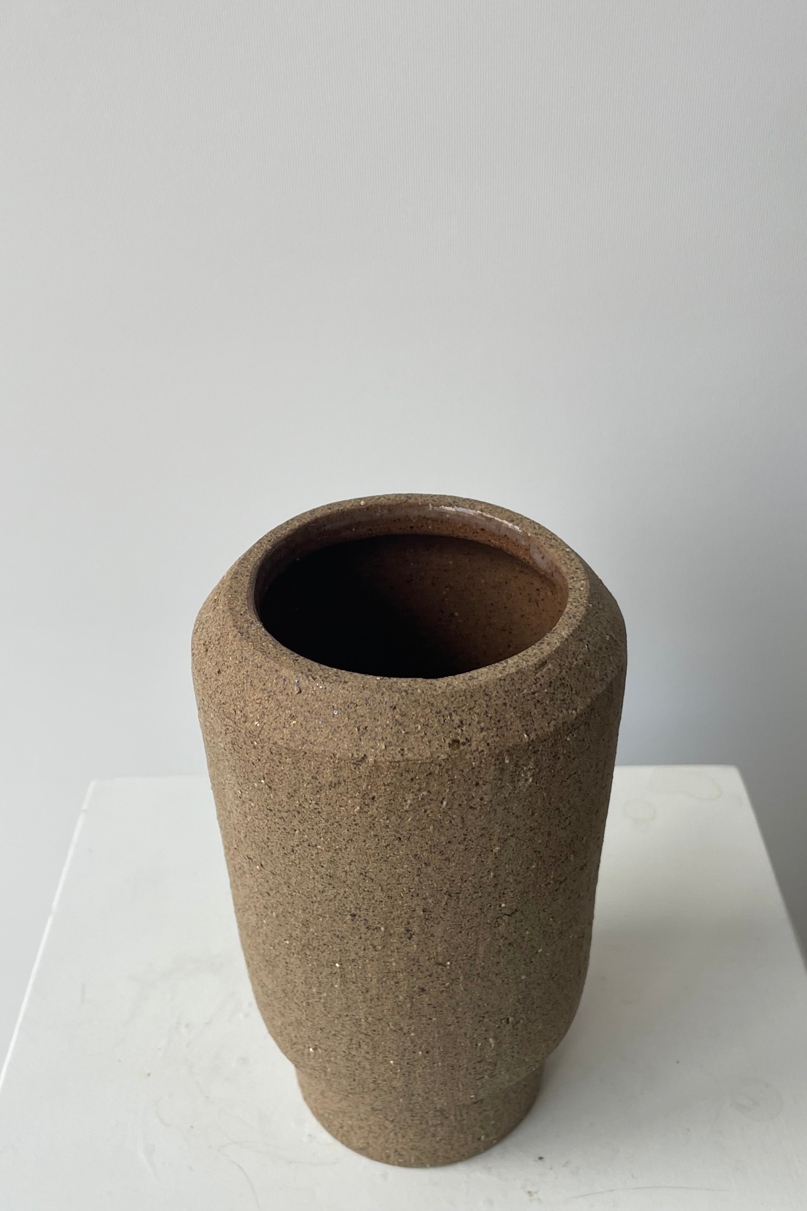 Valdez Vase Natural Clay Small
