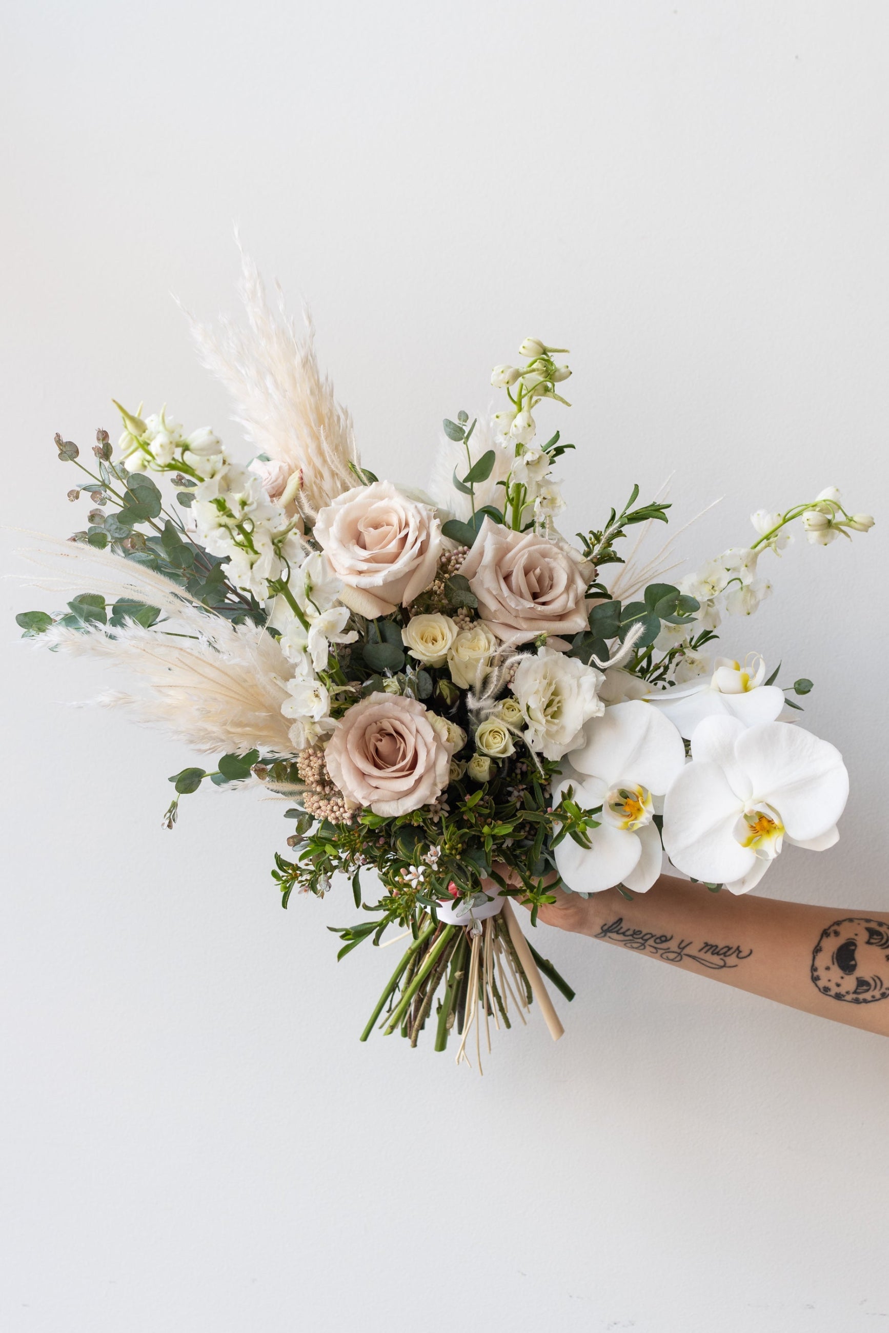 Floral Arrangement Bleached