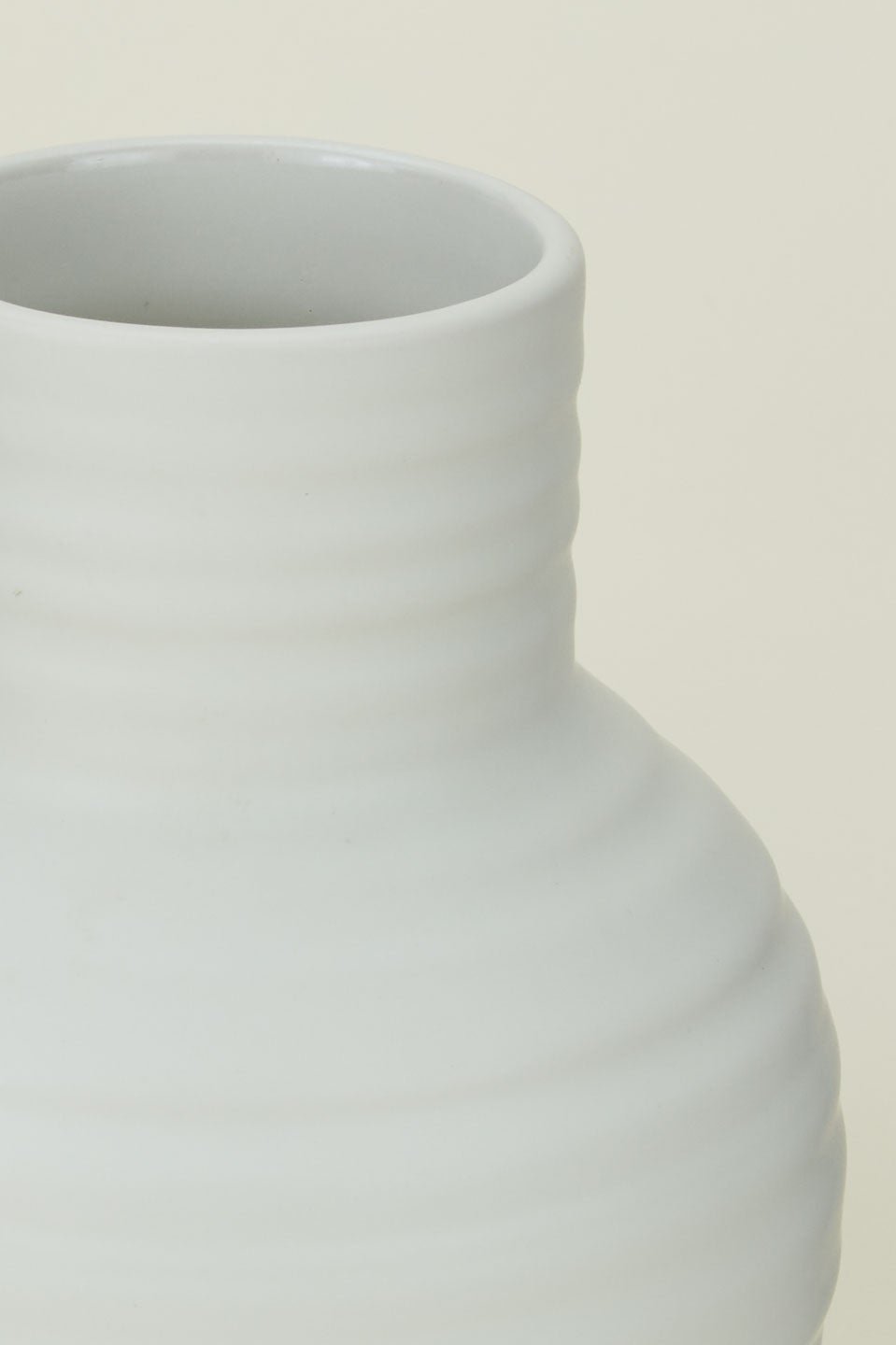 Essential Bone Ceramic Vase Large