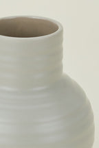Essential Light Grey Ceramic Vase Small