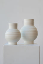 Essential Bone Ceramic Vase Small