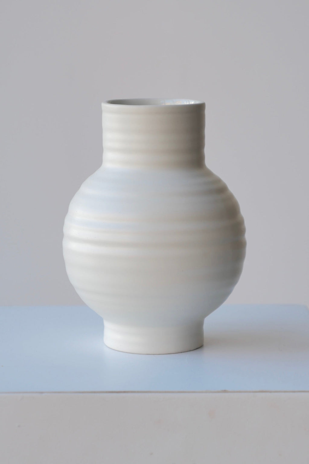 Essential Bone Ceramic Vase Small