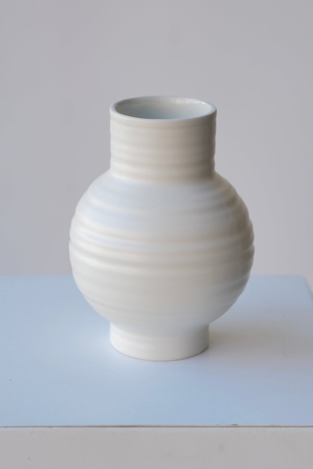 Essential Bone Ceramic Vase Small