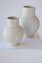 Essential Light Grey Ceramic Vase Large