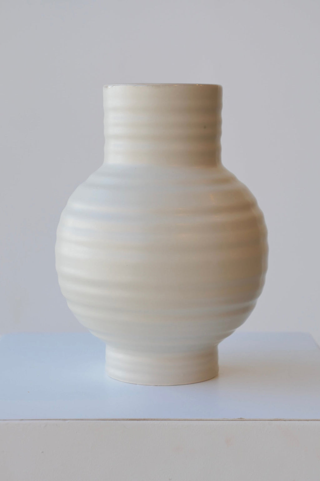 Essential Light Grey Ceramic Vase Large
