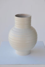 Essential Light Grey Ceramic Vase Large