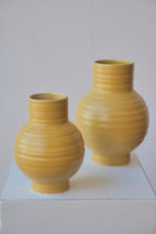 Essential Mustard Ceramic Vase Small