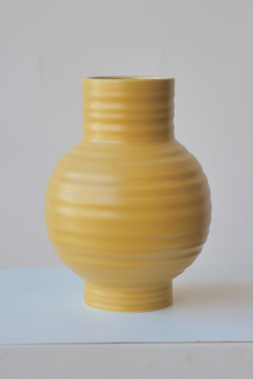 Essential Mustard Ceramic Vase Large