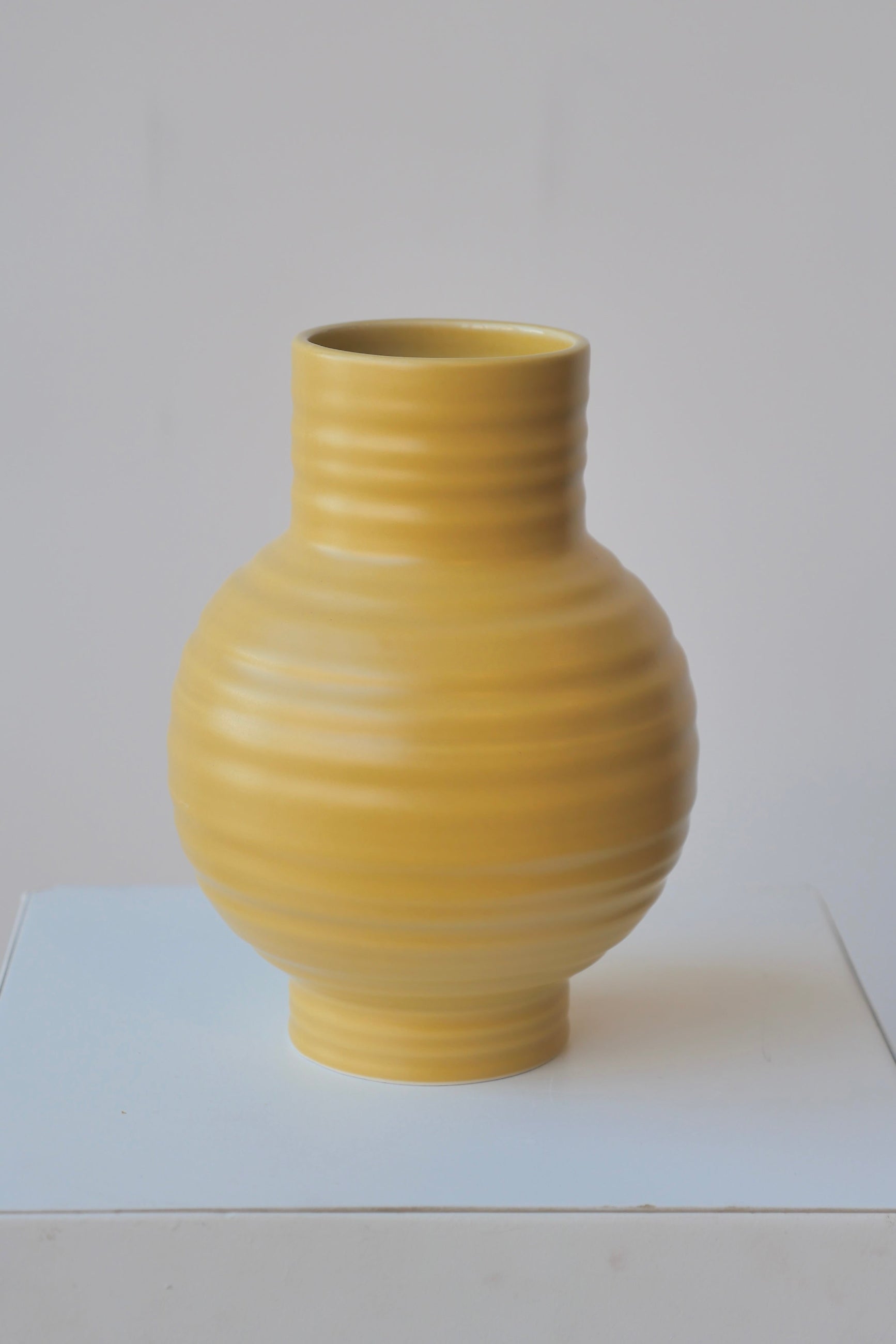 Essential Mustard Ceramic Vase Large