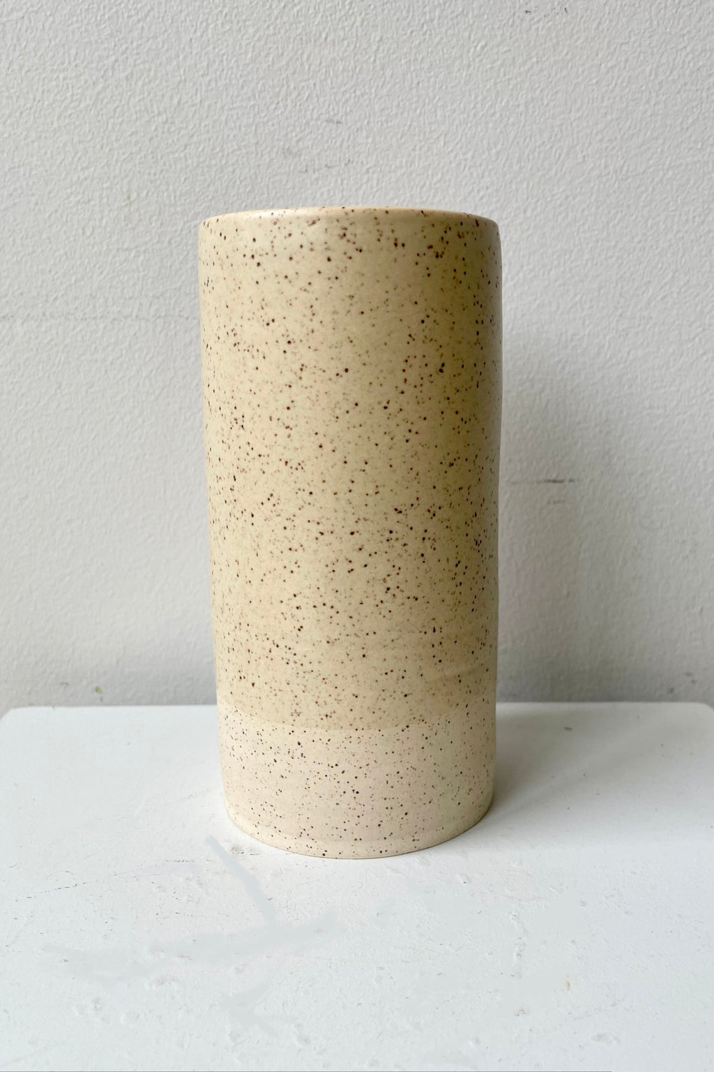 Jacqueline Vase Butter Speckle Small