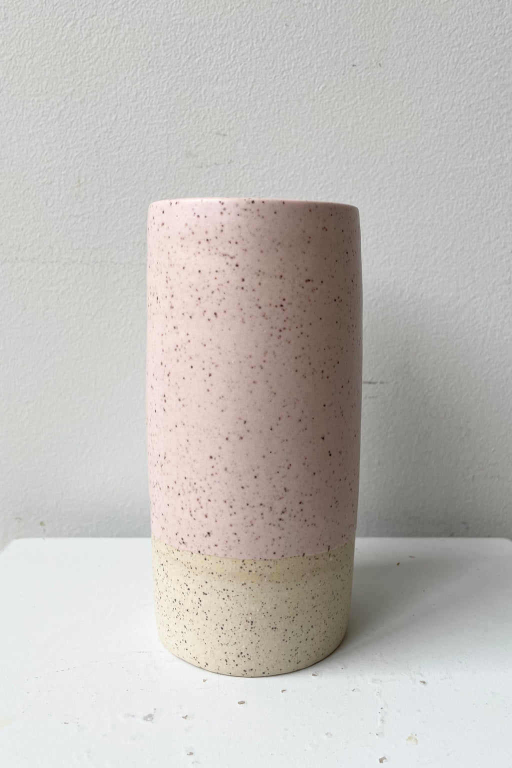 Jacqueline Vase Pink Speckle Small