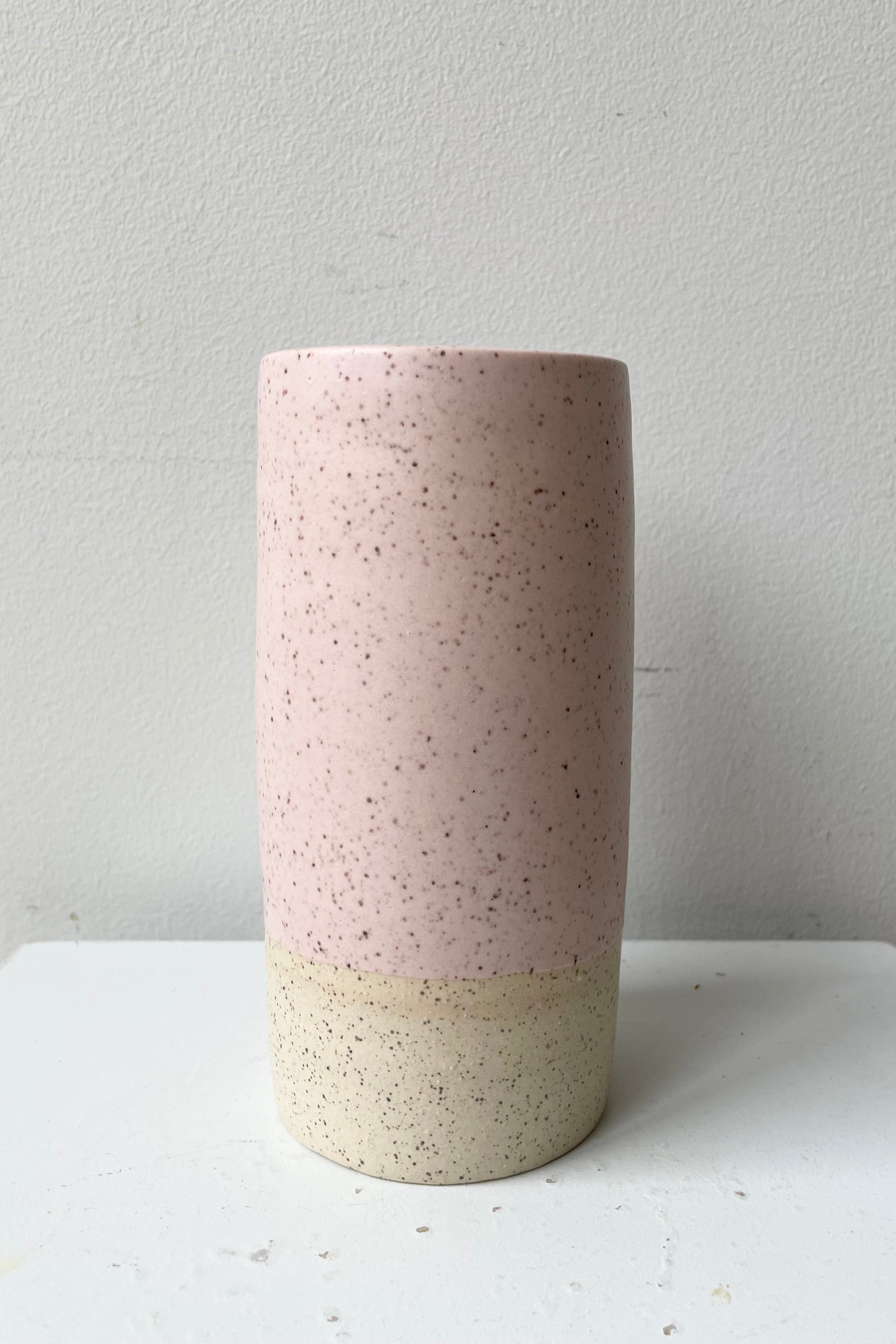 Jacqueline Vase Pink Speckle Small