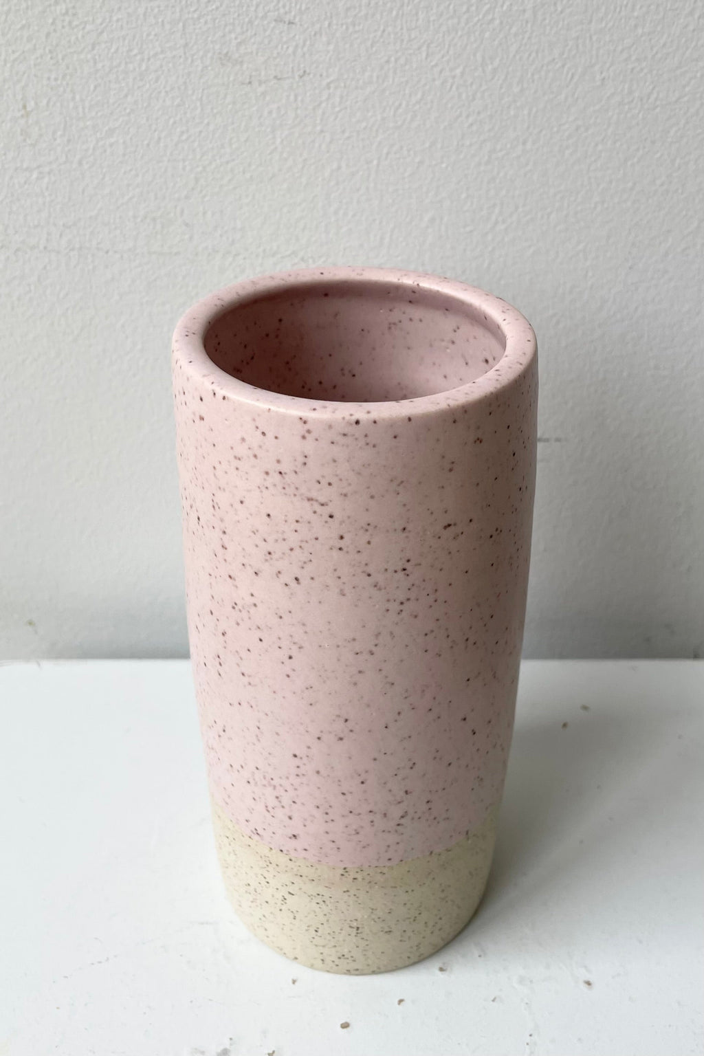 Jacqueline Vase Pink Speckle Small