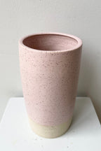 Jacqueline Vase Pink Speckle Large
