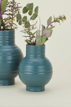 Essential Peacock Ceramic Vase Small